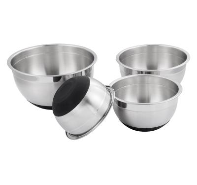 China Sustainable Stainless Steel Mixing Bowls with Stackable Lids Interlocking Bowl Set for Cooking, Baking, Meal Prep, Serving for sale