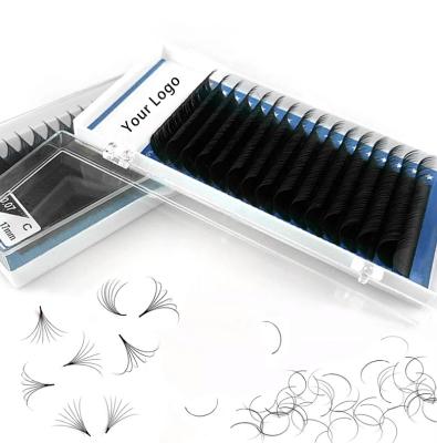 China Best Different 0.07 Synthetic Hair Eyelash Extension Private Label Eyelash Extensions Korean Selling Eyelash Extensions for sale