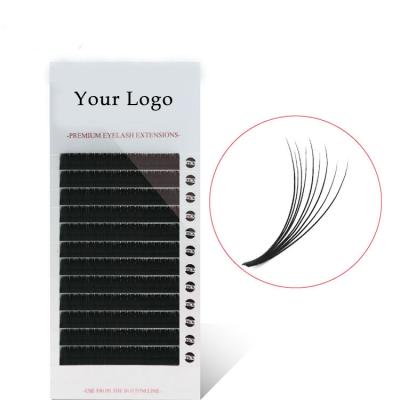 China 2021 One Second Synthetic Blooming Easy Fanning Silk Lashextensions Trays Of Hair New Arrival J Loop Eyelash Extension for sale