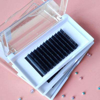 China OEM 1s Fan Hair Eyelash Extensions Handmade Eyelash Extensions Synthetic Fast Blooming Easy Fan Lash Extensions for sale