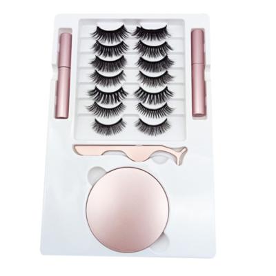 China Tapered Nine Pairs Magnetic Mixed Magnetic False Eyelashes Eyelashes Manufacturers for sale