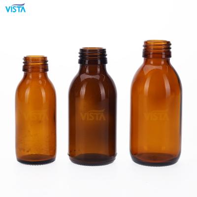 China 100ml Cosmetic Wholesale Jar Essential Oil Glass Bottle Jar Pharmaceutical Dropper Lid Amber Medicine Oil Glass Bottle for sale