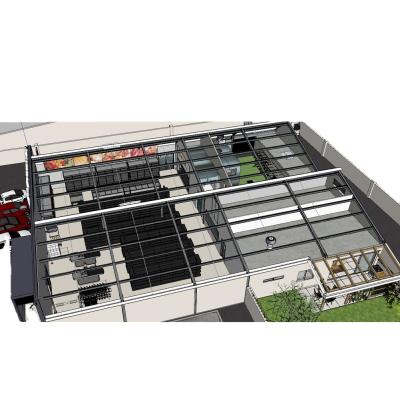 China Strong Steel Workshop China Supermarket Warehouse Mall Steel Structure Workshop Steel Frame Structure for sale