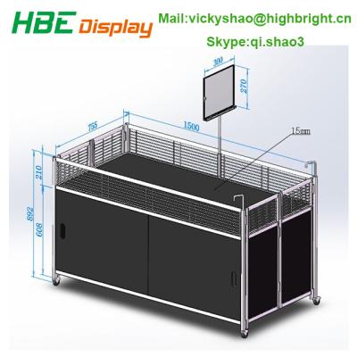 China Leightweight trade show exhibition table/mall display table for promotion for sale