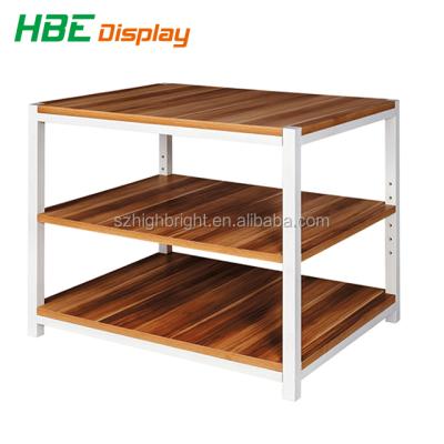 China Eco - Friendly Square 3 Tier Table Sales Show Counter Retail Store Fixture for sale