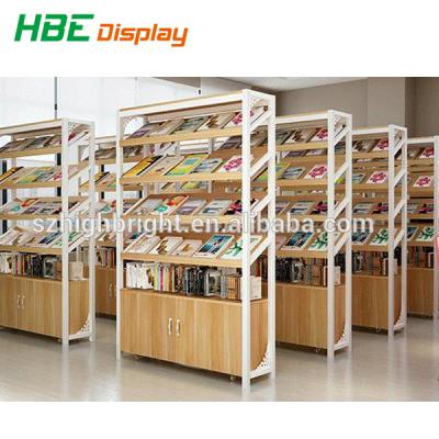 China Popular Design Wooden Custom Book Display Stand Eco - Friendly for sale