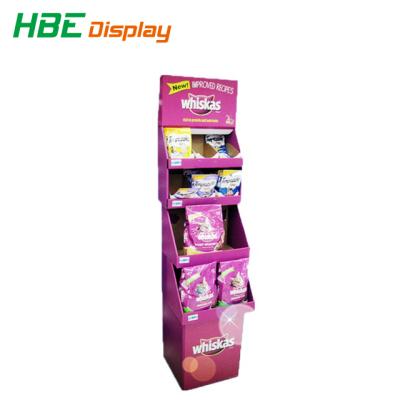 China Eco - Friendly Design Countertop Pocket Corrugated Cardboard Wholesale Display for sale