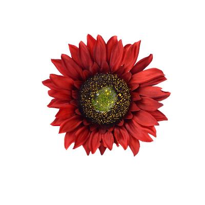 China Minimalist 1 Heads Sunflower Artificial Simulation For Party Wedding Decoration Living Room Home for sale