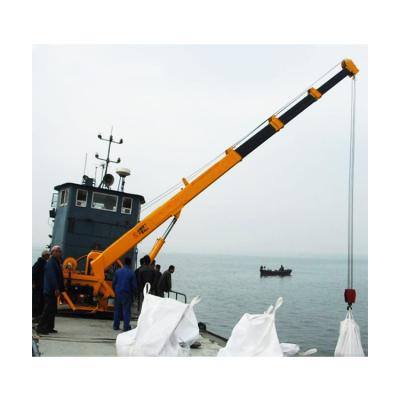 China Other Wholesale Marine Lifting Hydraulic Ship Cranes Mini Mobile Crane For Sale from China Supplier for sale