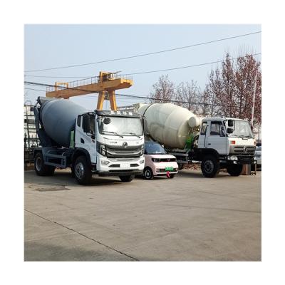 China Building Material Stores Factory Price 3Axles Cement Trailer Bulk Concrete Mixer Truck for sale