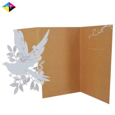 China Custom Beautiful Europe Different Types Of Handmade Decoration Printing Greeting Card And Envelope Set for sale