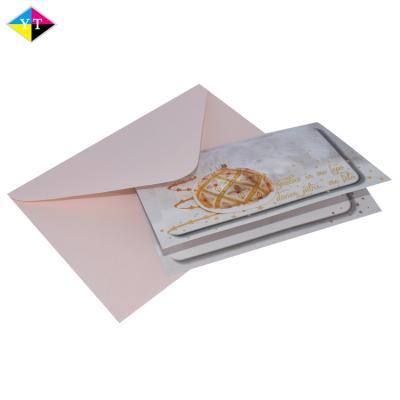 China China Custom Handmade Decoration Printing Recordable Greeting Card And Envelope Set for sale