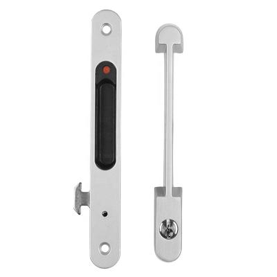 China Customized Modern Modern Sliding Door Hardware Sliding Latch Lock Aluminum Alloy Door And Window Handles for sale