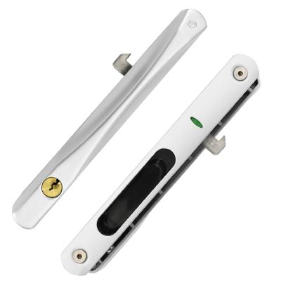 China Modern Aluminum Alloy Sliding Door Latch Glass Lock With Keys Simple Lock Pick System for sale