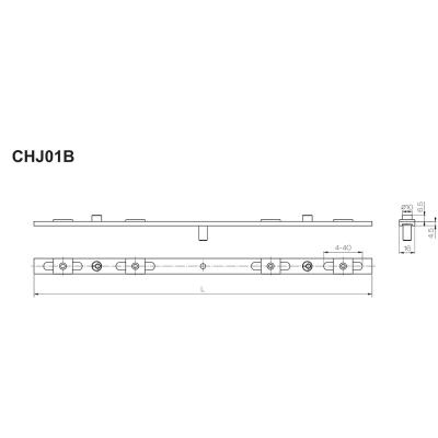 China Modern Customized Multipoint Casement Sliding Door Transmission Lock Rob Espeg for sale