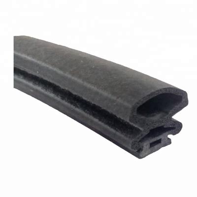 China Door Manufacturing Aluminum Stained Glass Trim Rubber Door EPDM Rubber Sealing Strip for sale