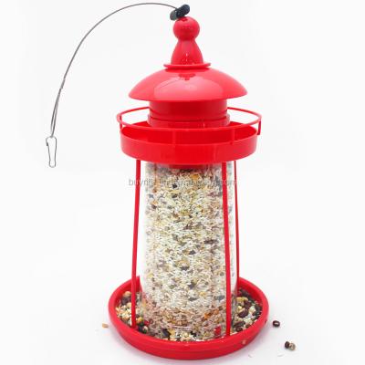 China New Design Viable Best Selling Headlight Plastic Seed Bird Feeder for sale