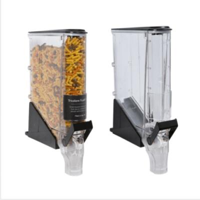 China Eco-friendly and Unbreakable Plastic Dry Food Candy Dispenser Gravity Bin Bulk Nut Cereal Dispenser for sale