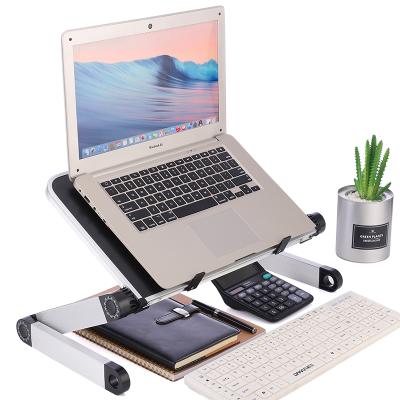 China (Size) YL805 2021Amazon Hot Selling Adjustable Laptop Desk For Supermarket Laptop Desks For Bed Laptop Desk Height for sale