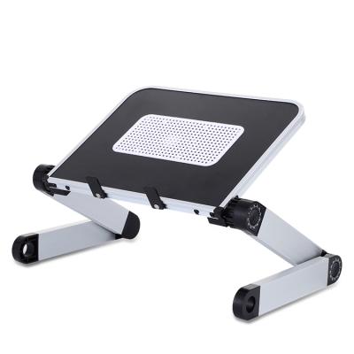 China YL806 Adjustable Wooden Computer Laptop Mount Desk Gameing Stand Top (Height) Black White Stand for sale