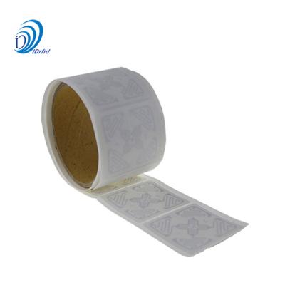 China Impinj Monza M4QT Chip H47 Antenna 50*50mm UHF RFID Readable White Label Ready To Ship for sale