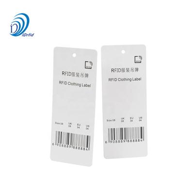 China Programmable RFID Garment Tag UHF Clothing Tag PVC Clothing Tag for sale