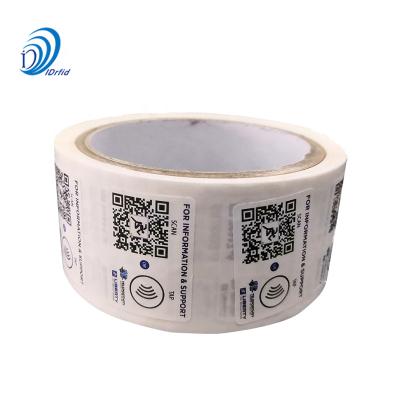 China Programmable QR Code Scan or RFID Tag Sense School Library Management Sticker Label for sale