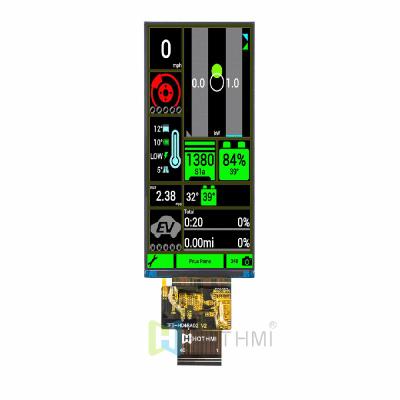 China 4.8 inch IPS wide temperature TFT LCD module display / 480x1120 dot matrix high resolution / color screen module / RGB interface / STM32 for sale