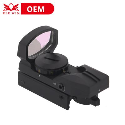 China Aircraft Grade T-6061 Victory Red Illumination 1MOA 3 Aluminum Red Multi Level Crossbones1x34 Dot Scope Sight Reticles Weaver Red & Green Base/Picatinny Mount for sale