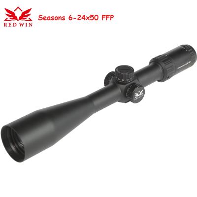 China Aircraft Grade T-6061 Red 1/10 Mil Turret Tactical Mil Dot Reticle Focus Victory 30mm Monotube Mid Red Rapid 1/10 Chain Hunting Scope for sale