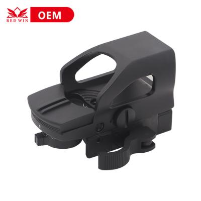 China Aircraft Grade T-6061 Aluminum Red Victory 1 MOA Adjust Multi Reticle 6 Level Red and Green Illumination Quick Detach Weaver Mount Base 1x33 Dot Scope Tactical Red for sale