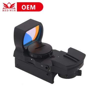 China Aircraft Rate Victory T-6061 Aluminum OEM ODM 1 MOA Multi Reticle 7 Red Illumination Weaver Level 1x34 Red Base Riflescopes Red Dot Sight / Pica Mount for sale