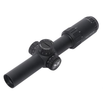 China Aircraft Rate Edgeless Pneumatic Scope Gun Mil Adjust Torero 1-6x24 Scope 1/5 Shotgun Scope T-6061 Aluminum Red Victory 30mm Monotube FMC Hunting Rifle Scope for sale