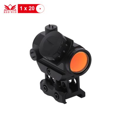 China Aircraft Grade T-6061 Victory Weaver Base w/Riser Aluminum 1x20 Red Level Red Illumination 2 MOA Cap Adjust 11 MOA Red Dot Scope / Picatinny Mount for sale