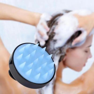 China Bath Shower Head Hair Scalp Massager Brush Silicone Scalp Massager for sale