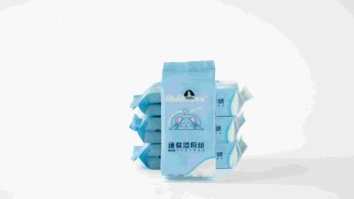 China Flushable Wet Toilet Paper Soft Durable Biodegradable Toilet Wipes for sale