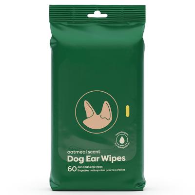 China 100% Biodegradable Pet Wet Wipes Thick Plant Based Dog Grooming Wipes for sale