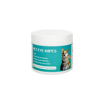 China Coconut Oil Deodorizing Pet Wet Wipes Cat Dog Eye Cleaning Wipes 5.5x5.5cm for sale