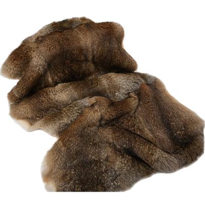 China Wholesale Garment Fur Hide Dish For Garment Sofa 60X120cm High Quality Rabbit Fur Dish for sale