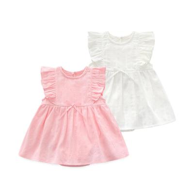 China Wholesale 100% Cotton Summer 100% Cotton Princess Dress for Newborn Girls Baby Dress Baby Clothes for sale