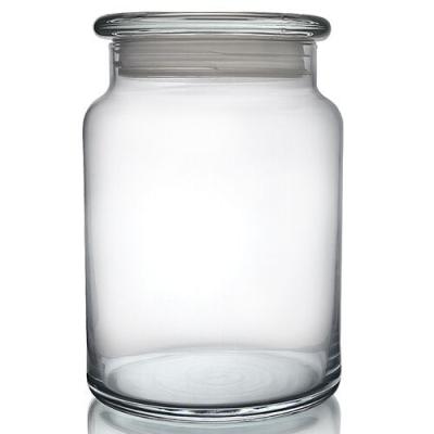 China Classic 31oz Glass Food Candle Jar With Lid for sale