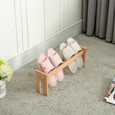 China (Other)Wholesale Modern Design Adjustable Living Room Wooden Shoe Showing Racks for sale