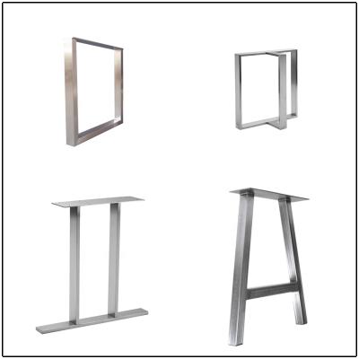 China Beautiful Minimalist Standard Steel Stool Legs Steel Table With Folding Legs for sale