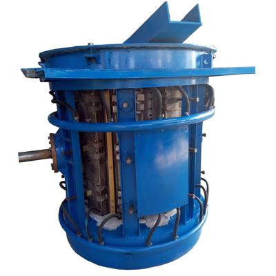 China Factory price 1 ton aluminium chips scrap cast induction melting machine industry furnace for sale