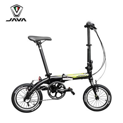 China Aluminum Alloy JAVA Good Quality Folding Bicycle 14Inch 14In 16 Inch Aluminum Alloy For Adult Student Java X3 Folding Bike for sale