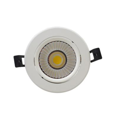 China Downlights Factory Price Aluminum COB White Body Led Down Light 10W for sale