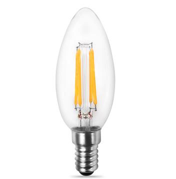 China High Quality Hotel Retro LED Filament LED Candle Light Bulb Amber Glass Bulb Light for sale