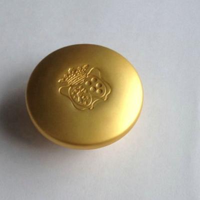 China Factory price non refillable zinc matte gold metal silver cognac capsules plugs plug for sale