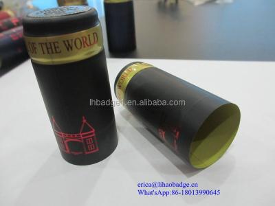 China Waterproof PVC Shrink Cap Wine Bottle Heat Shrink Caps for sale