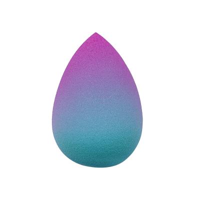 China Gradual Change Teardrop Shape Customized Mermaid Makeup Sponges Blender Latex Blender Makeup Foundation Free Sample for sale